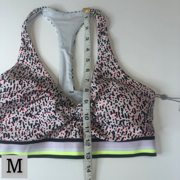 DKNY Sport Neon Pink & Yellow Patterned Sports Bra, Multiple Sizes, NWT!! - Picture 11 of 15